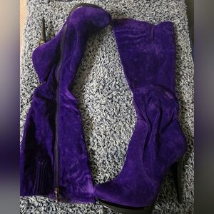 Womens Luichiny You Got It boots Purple Size 10